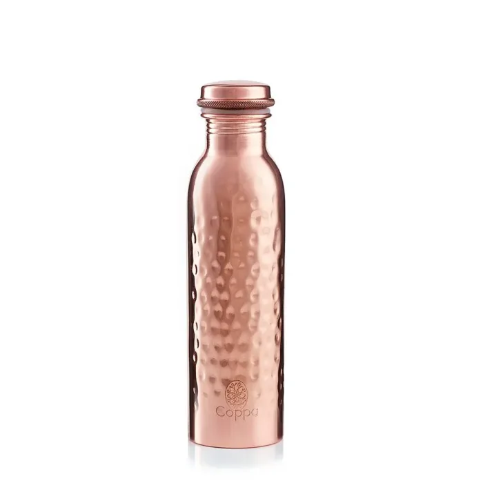 Copper Hammered Water Bottle 900ml